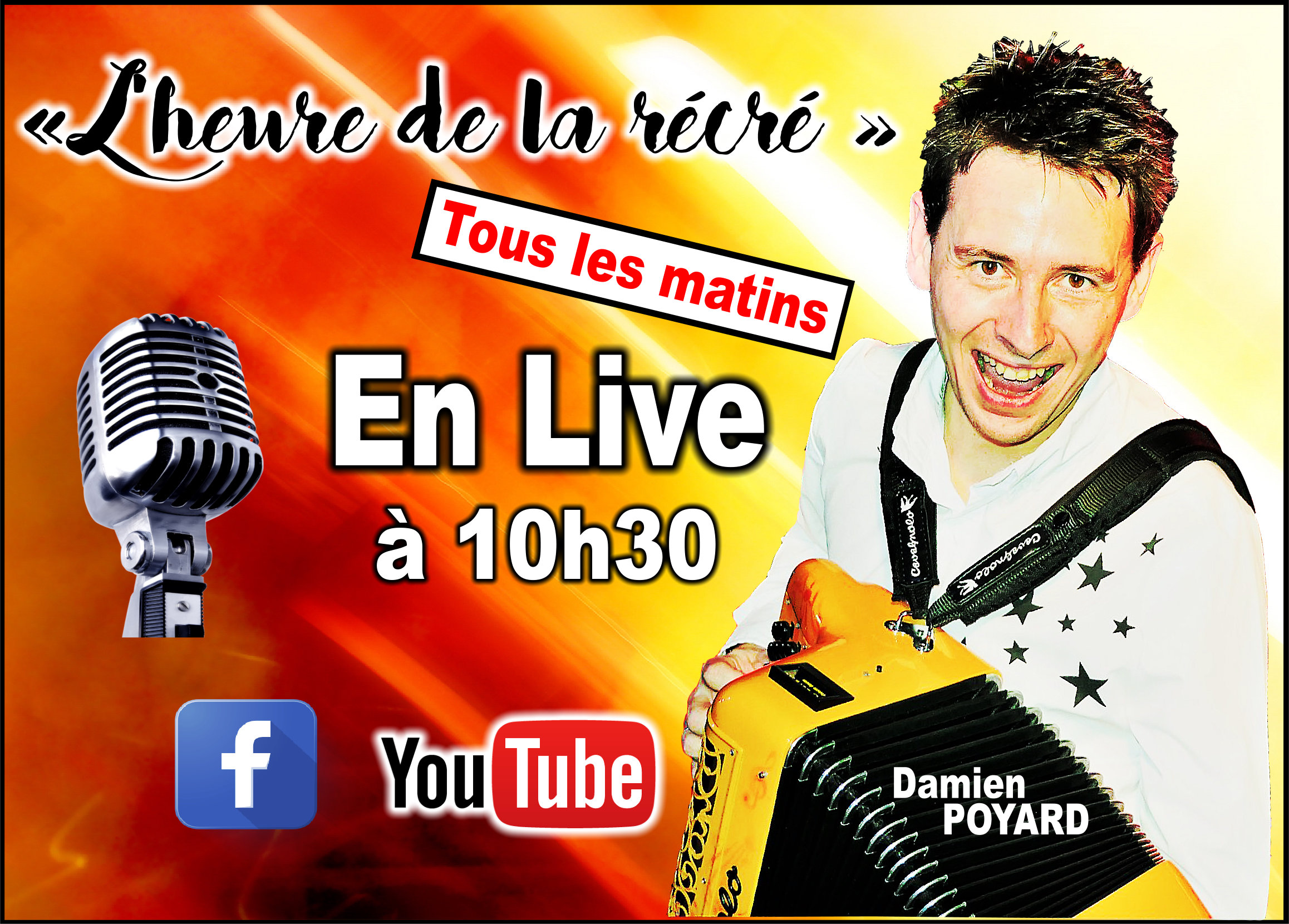 Damien Poyard L'heure De La Récré En Direct